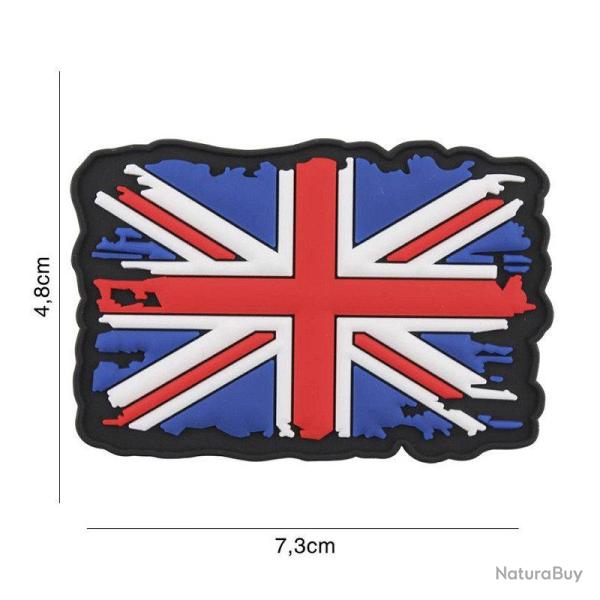 Patch 3D PVC Drapeau Vintage Royaume Uni (101 Inc)