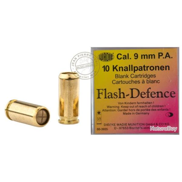 Cartouches 9mm Pistolet � blanc - Flash / 10 cart.