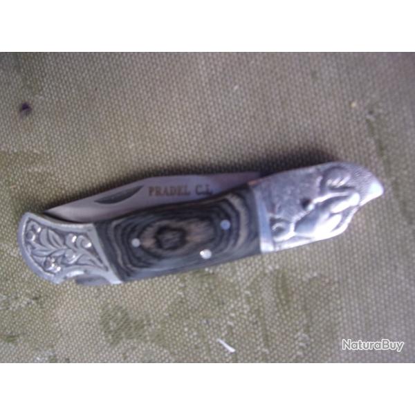 couteau pliant "t�te de loup"