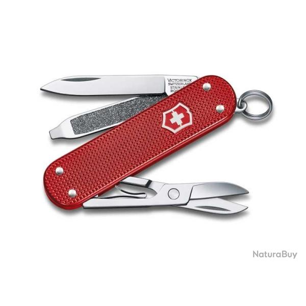 BEL1058 COUTEAU SUISSE VICTORINOX CLASSIC ALOX SWEET BERRY 5 FONCTIONS NEUF