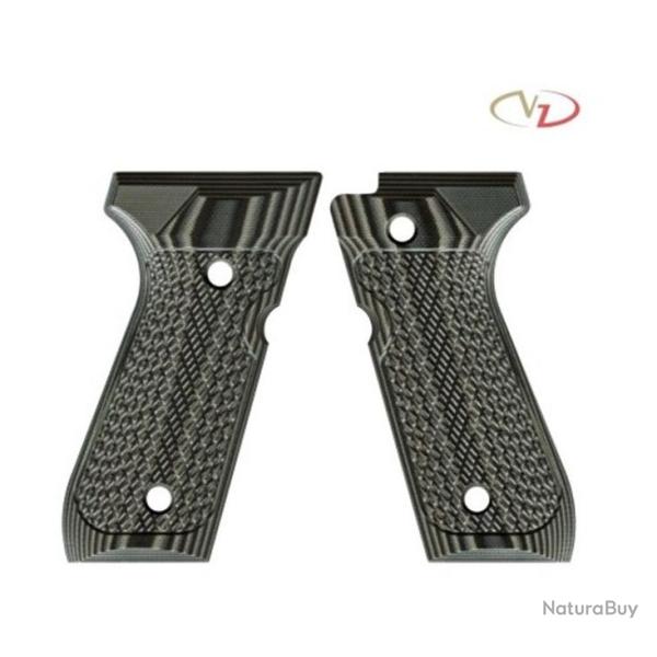 VZ Grips - Poign�e pour Beretta 92-96-98 mod�le Tactical Slants -Full Size -  Black Grey