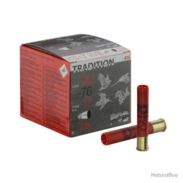 Cartouches FOB Tradition Cal. 410 Magnum Par 1