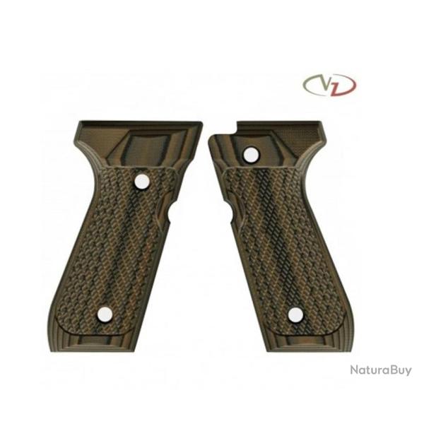 VZ Grips - Poign�e pour Beretta 92-96-98 mod�le Tactical Slants - Full Size - Hyena Brown