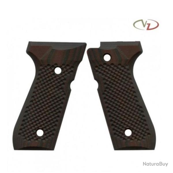 VZ Grips - Poign�e pour Beretta 92-96-98 mod�le GolfBall - Full Size - Black Cherry