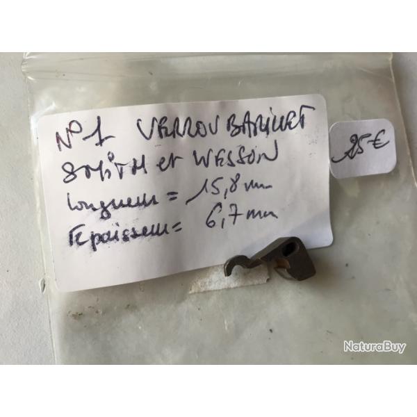 VENDU PAR LE-CUIRASSIER  N�1 VERROU DE BARILLET REVOLVER SMITH ET WESSON