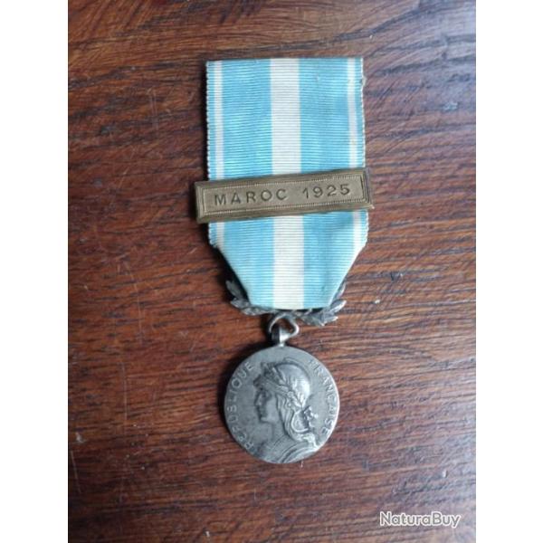 M�daille coloniale maroc