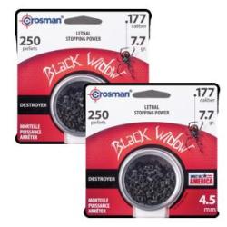 Lot de 2 bo&icirc;tes de PLOMBS "DESTROYER BLACK WIDOW" - C4.5 X250