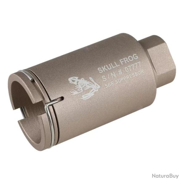 Cache Flamme Type Noveske : Skull Frog (101 Inc) D�sert