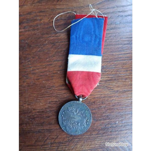 M�daille argent Minist�re du commerce et de l'industrie 1944