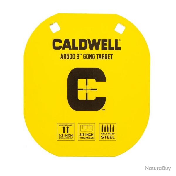 Gong m�tallique en acier AR500 - 23x20cm, �p. 9.5mm