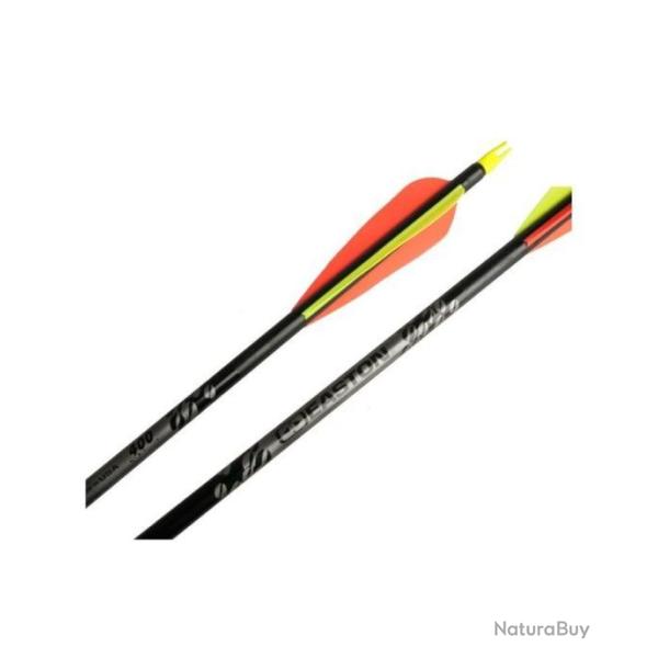 EASTON - 6 FL�CHES XX75 GAMEGETTER AVEC VANES PLASTIQUES - SPIN 400