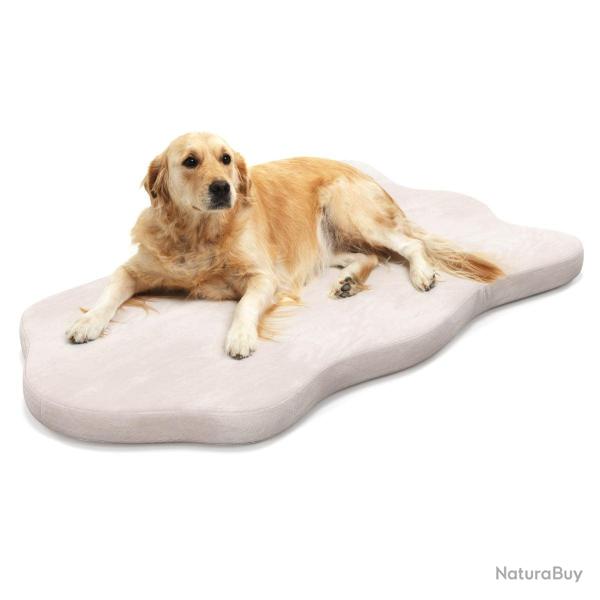 Grand lit pour chien en mousse � m�moire avec housse amovible et fond antid�rapant coussin orthop�d