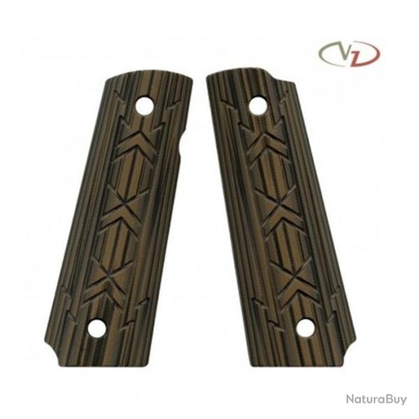 VZ Grips - Poign�e pour 1911 mod�le Ragnarok - Profil Standard - Hyena Brown