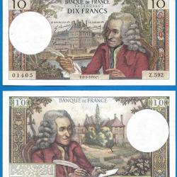 France 10 Francs 1970 8 Mai Serie Z Billet Voltaire Franc