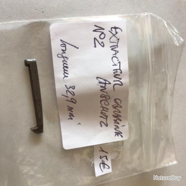 VENDU PAR LE-CUIRASSIER N� 2 EXTRACTEUR DE CARABINE ANSCHUTZ