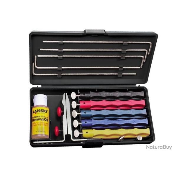 BEL1201 KIT D'AIGUISAGE LANSKY DELUXE 5 PIERRES NEUF