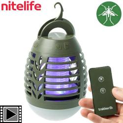 Lampe de Biwy Trakker Anti Moustiques Nitelife Bug Blaster + T&eacute;l&eacute;commande