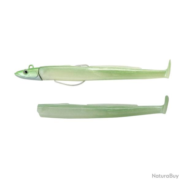 Combo Leurre FIIISH Black Eel 150 Taille 3 Shore 20g Pearl Green