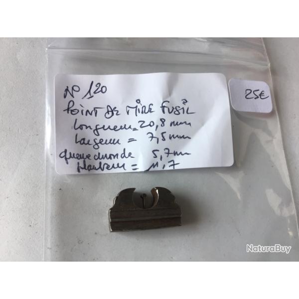 VENDU PAR LE-CUIRASSIER N120 GUIDON POUR CARABINE OU FUSIL