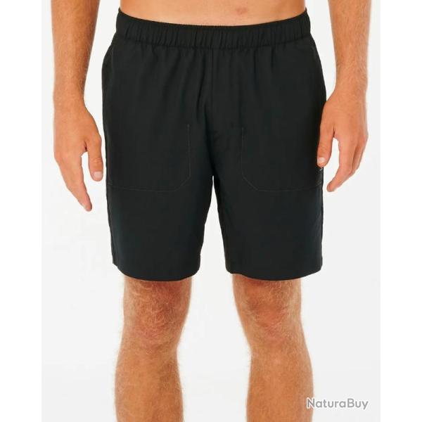 Short de Bain Rip Curl VAPORCOOL PIVOT VOLLEY Noir