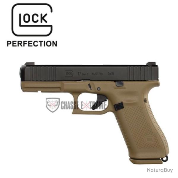 Pistolet GLOCK 17 Gen5 FR Coyote Cal 9X19