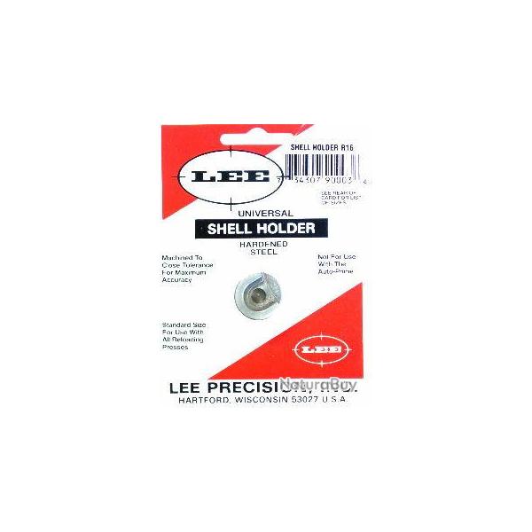 Shell holder N�R16 pour presses Lee