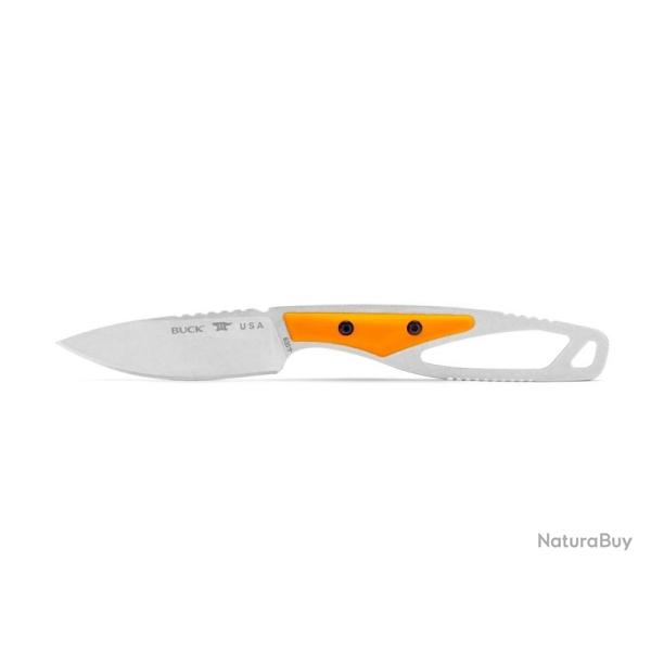 BEL1232 COUTEAU PLAT BUCK KNIVES PAKLITE 2.0 CAPE SELECT ORANGE NEUF