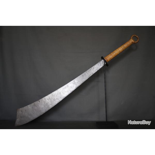 Un impressionnant sabre Vietnamien dit truong dao - Vietnam, 19�me d�but 20�me si�cle