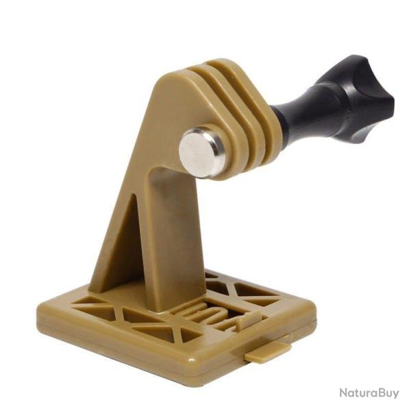 Adaptateur cam�ra fixe casque pour GoPro - Marron