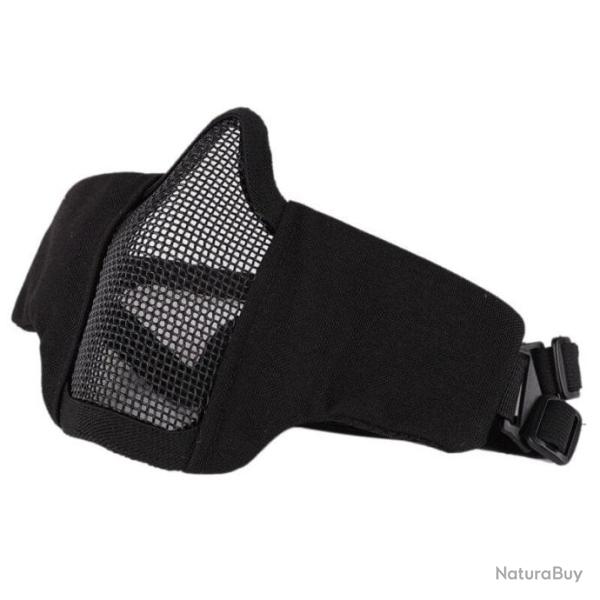 Bas de masque maille acier GKM Tactical - Noir