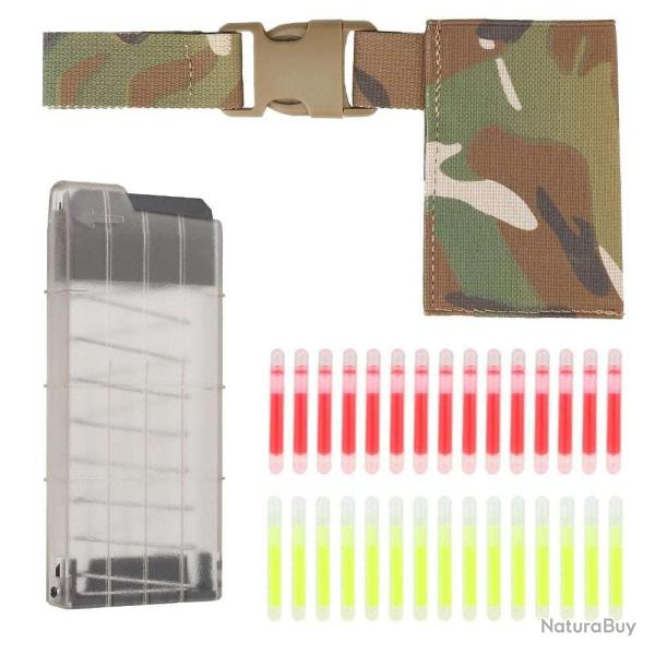 B�ton lumineux rouge/vert + accessoires - Multicam
