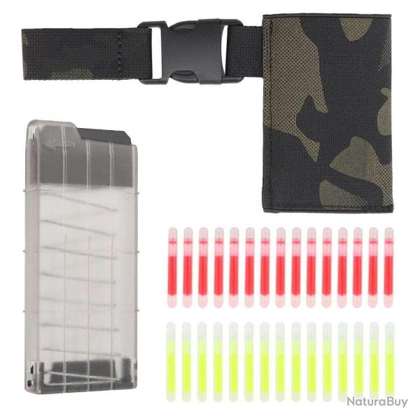 B�ton lumineux rouge/vert + accessoires - Camouflage militaire