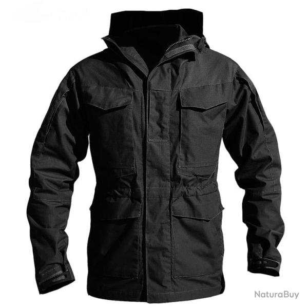 Blouson M65 Union Army � capuche Black