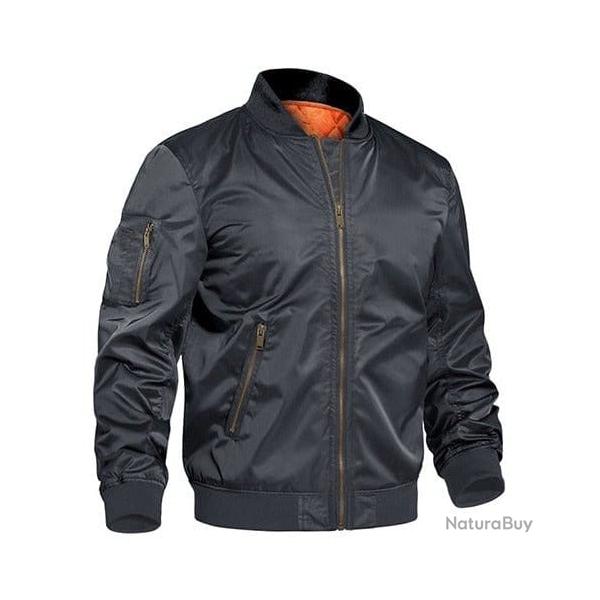 Blouson pilote arm�e Tacvasen OS - Gris / 4XL (US 2XL)