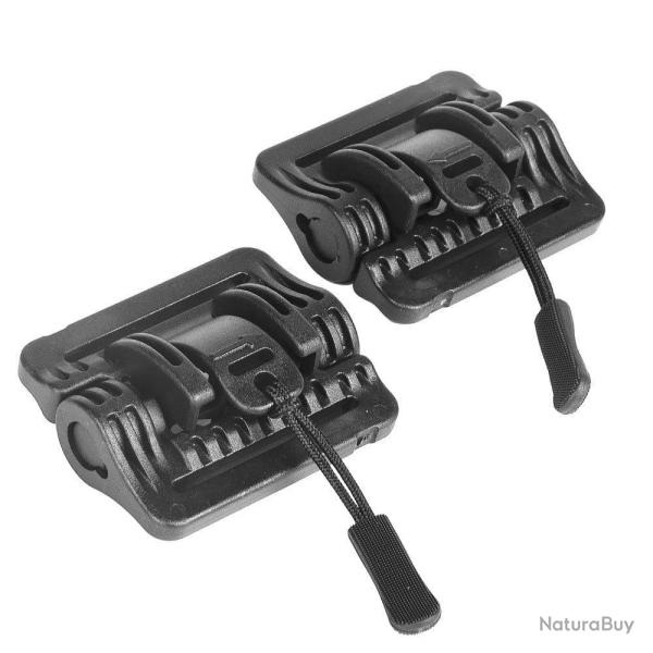 Boucle d�gagement rapide gilet tactique - Noir (avec extracteur) / Unique