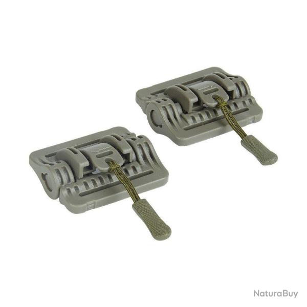 Boucle d�gagement rapide gilet tactique - Vert avec extracteur / Unique