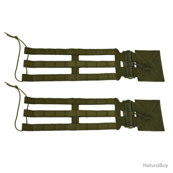 Boucles 3 bandes JPC 420 419 XPC - Ranger green (avec cordon �lastique)