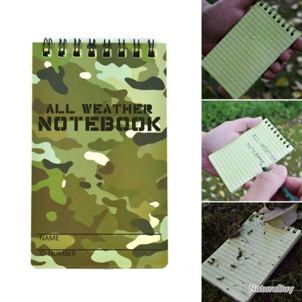 Carnet de notes �tanche camo/ranger - Camo