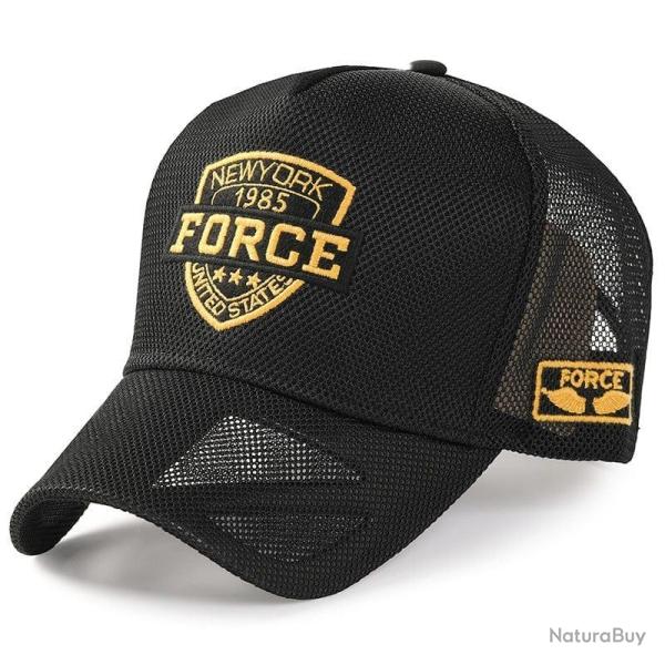 Casquette maille BattleField Force United States - Black yellow / 60-65 cm