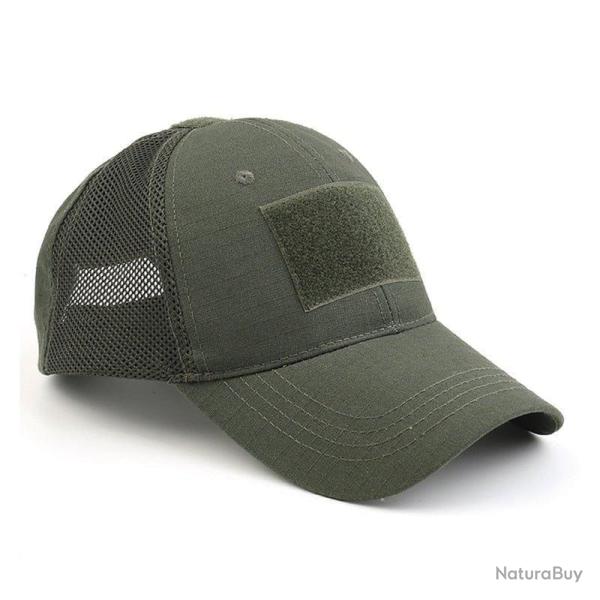 Casquette militaire SPAorts demi-maille - Vert arm�e