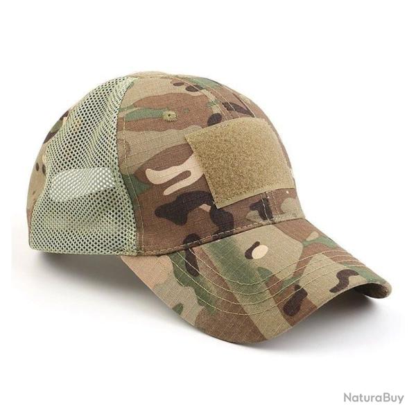 Casquette militaire SPAorts demi-maille - Multicam