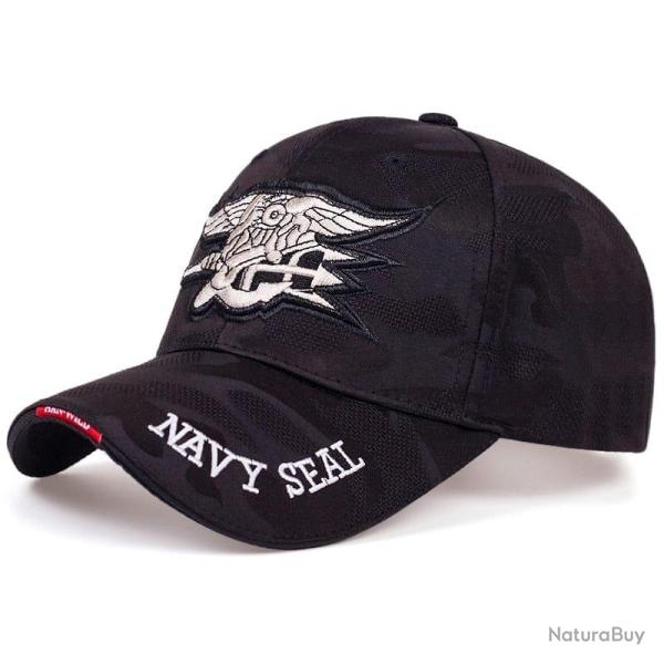 Casquette snapback SealTeam camo - black camouflage