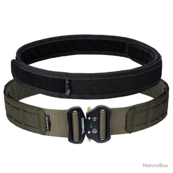Ceinture de combat Cobra IDGear - Ranger vert / M (86-96 cm longueur totale 142 cm)