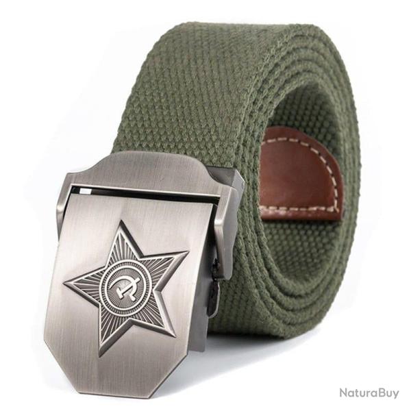 Ceinture militaire boucle �toile 3D CCCP