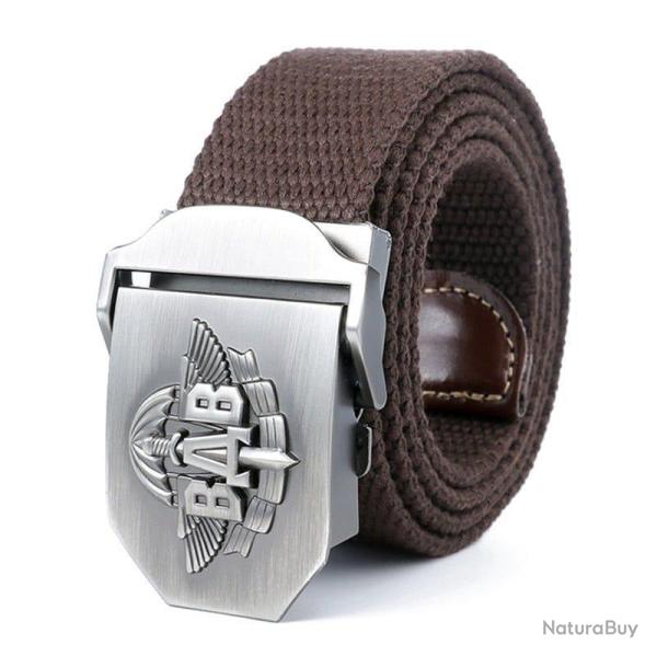 Ceinture militaire en toile arm�e BAB Caf�