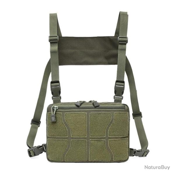 Chest Rig r�glable multifonction WOS - Vert OD
