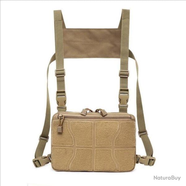 Chest Rig r�glable multifonction WOS - Tan / Coyote