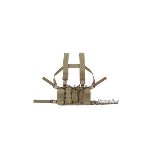 Chest Rig r�glable pochette RH Gun - Tan