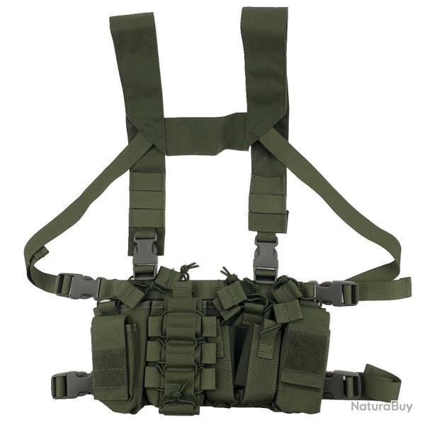 Chest Rig r�glable pochette RH Gun - Ranger Green