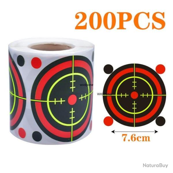 Cible auto-adh�sive 100/200 pcs - H 200pcs